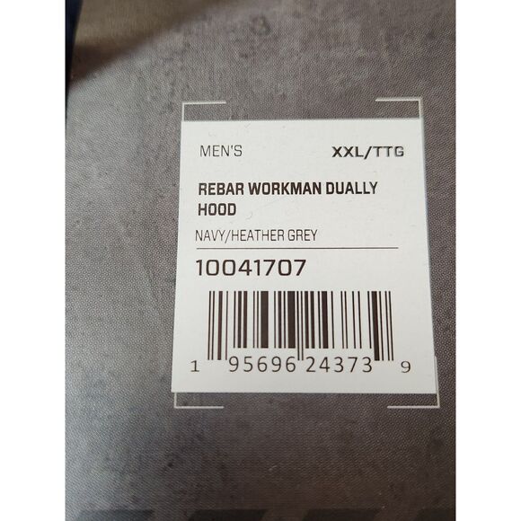 Ariat Rebar Workman Dually Water Repellant Hoodie | Men's size XXL - Picture 6 of 8